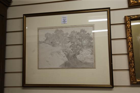 John White Abbott (1764-1851), Near Canon-Teigh 1803 10.5 x 15in.